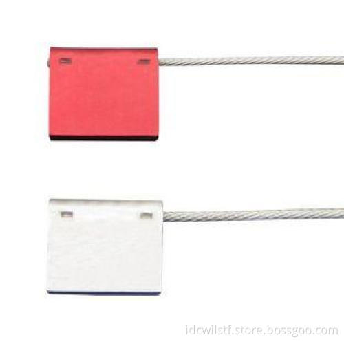 Red / White / ABS Plastic Cable High Security Seals ISO 177